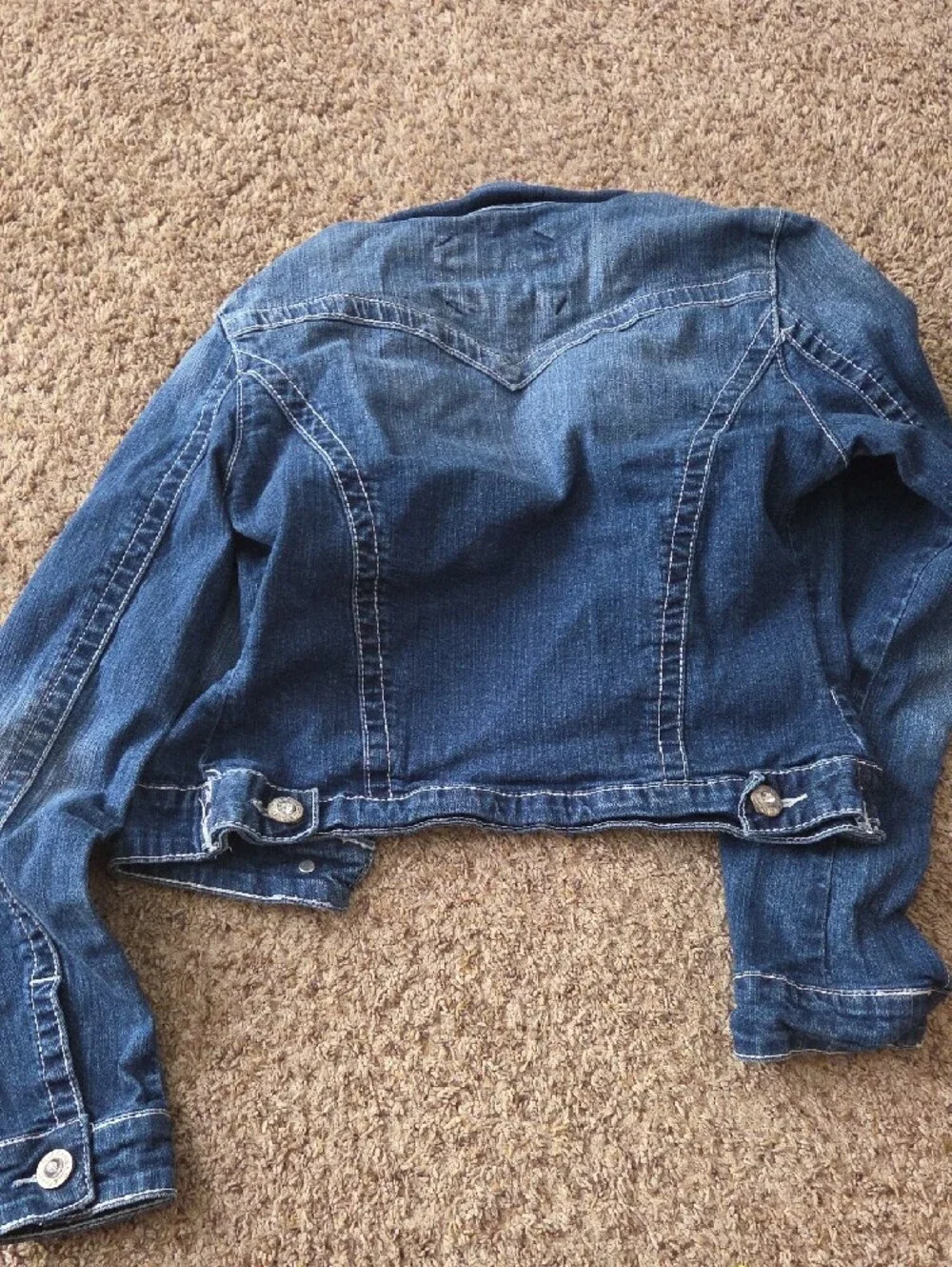 Red Camel Girls Blue Denim Button-Up Jean Jacket